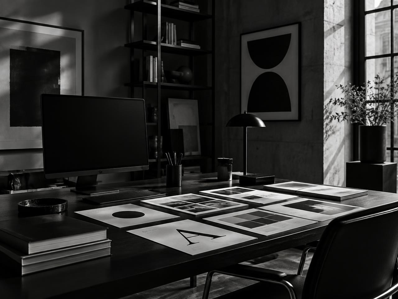 Brand identity and design work in the SBQ Creative studio